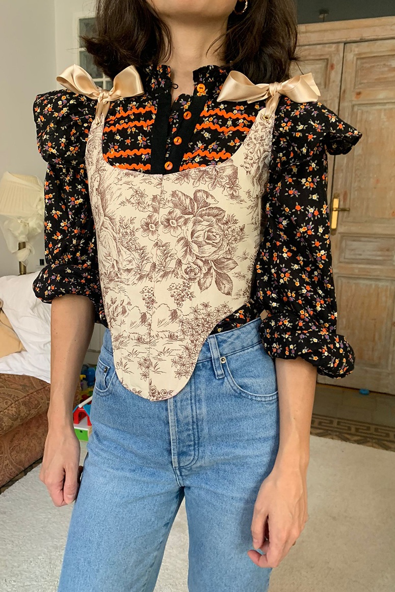 corsetto baby giove brown