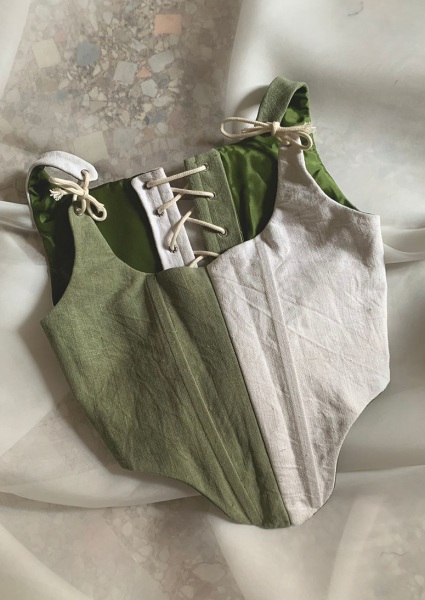 corsetto giacinto in olive